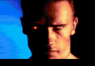 T2 The Arcade Game title screen for Sega Genesis